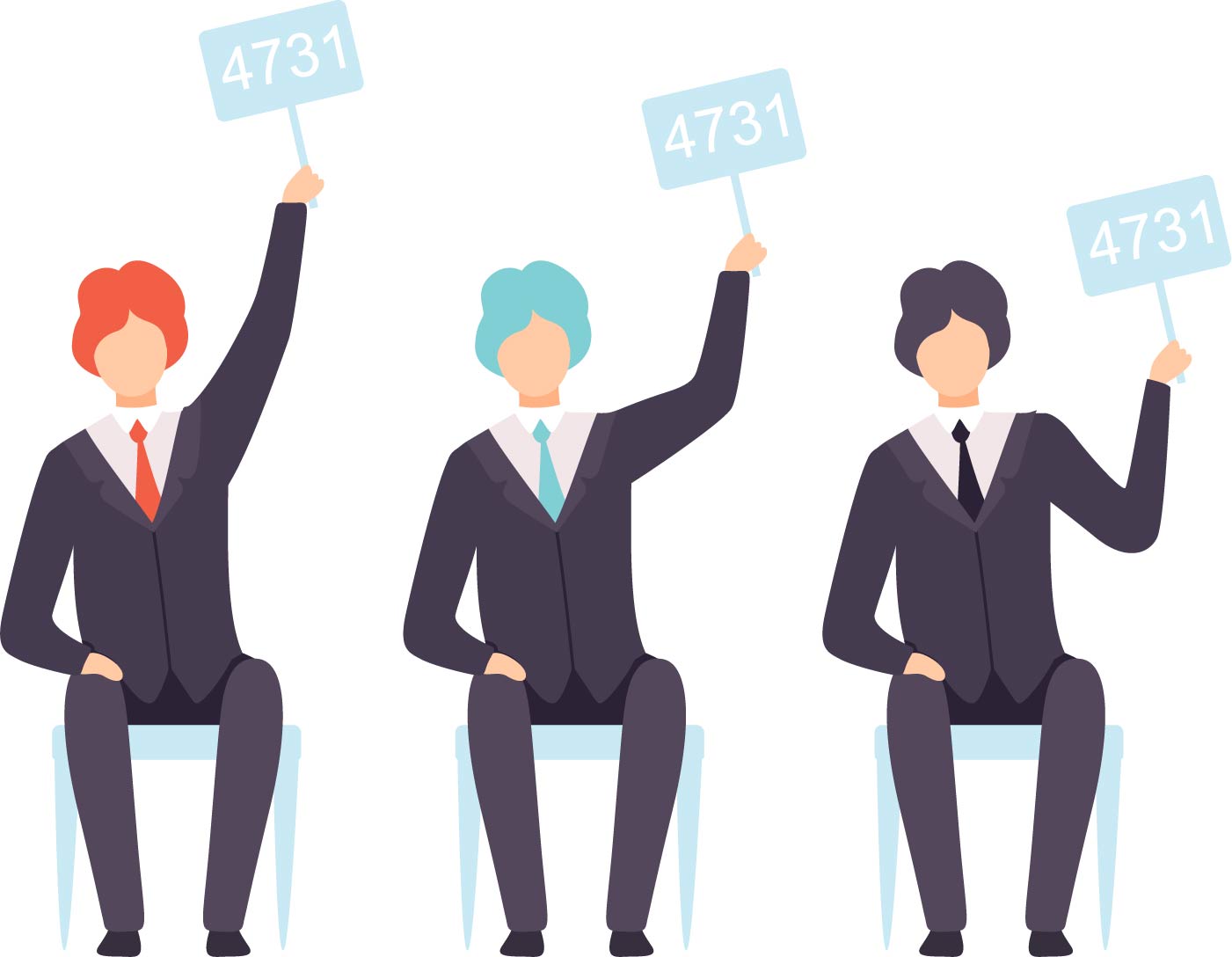 Secure auction bidding